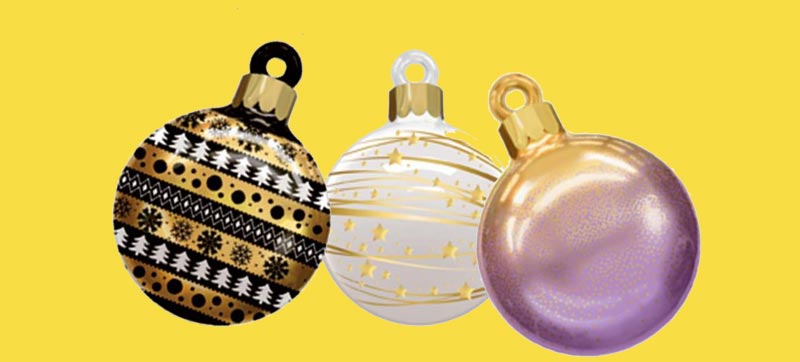 Image categorie Boules de Noël thermoformées avec anneau.